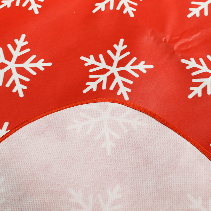 Flocons de neige rouge