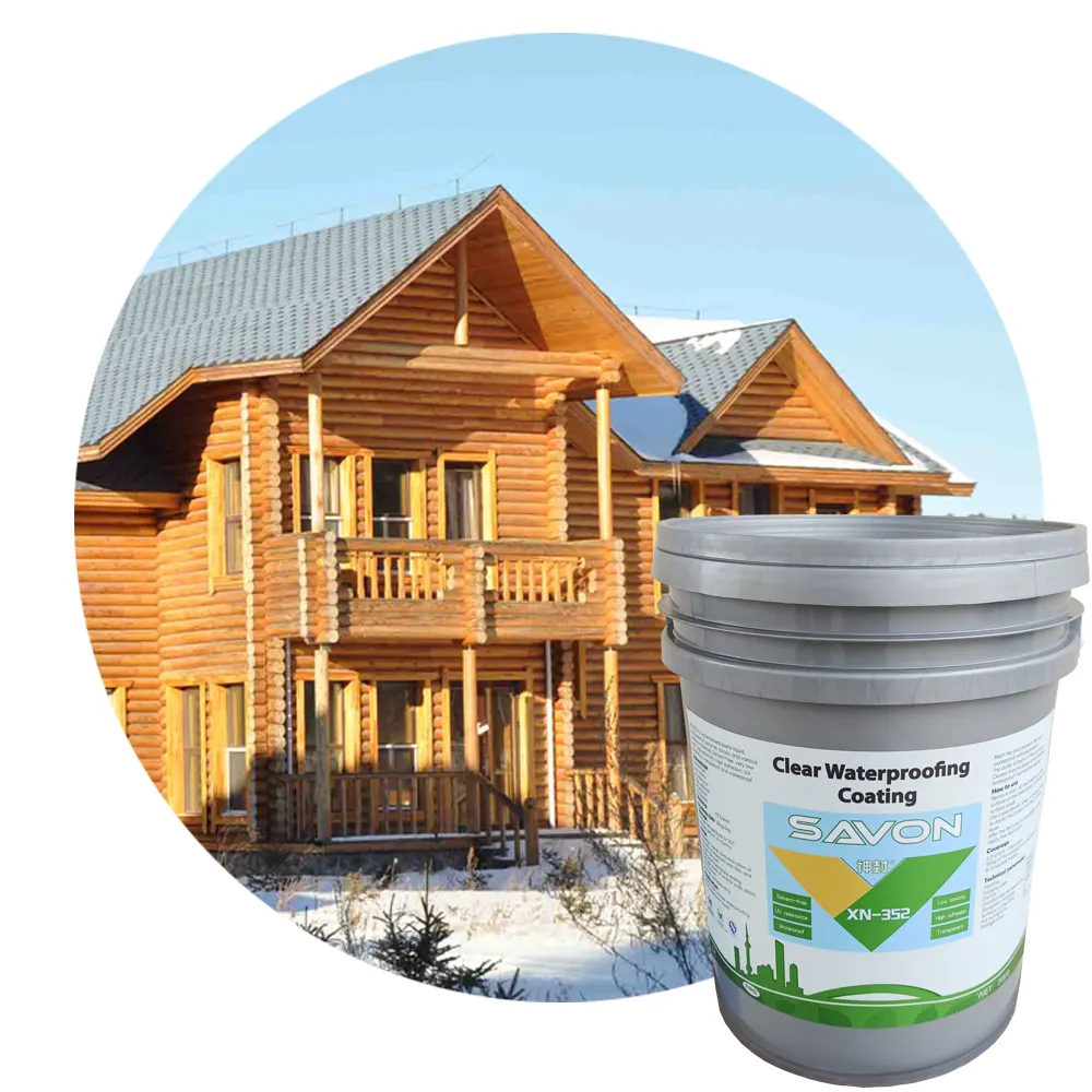 Nicht-toxische acryl-wasserfeste Farbe umweltfreundliches wasserbasiertes durchsichtiges Dichtmittel für Beton und Fliesenschäden