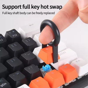 ANcreu Có Dây 63 Key RGB Đèn Nền Hot Trao Đổi PC Teclado Thợ Máy Gamer Phụ Kiện Máy Tính 60 Mini Chơi Game Bàn Phím Cơ Khí - Product Image 2