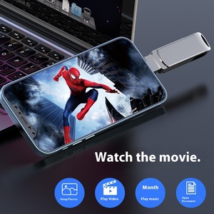256 ad alta velocità GB quattro-in-uno telefono cellulare e Computer Android Dual USB 3.0 Disk nuovo 32GB metallo USB 2.0 con grande capacità - Product Image 3