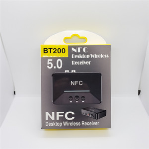 NFC蓝牙5.0接收器A2DP AUX 3.5毫米RCA插孔通用串行总线智能回放立体声音频无线适配器车载套件扬声器BT200 - Product Image 6