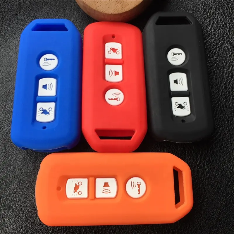 Porte-clés télécommande en silicone pour honda PCX, accessoires de moto, couverture, 2016, en thaïlande, échantillon gratuit