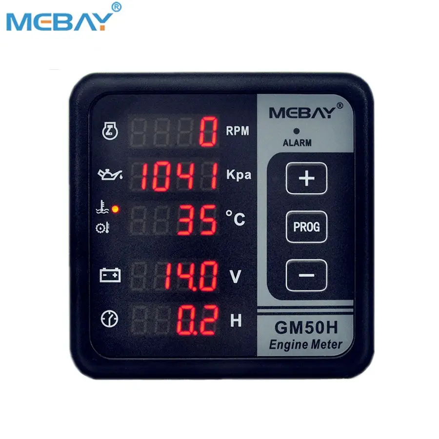 Mebay-medidor Digital Original del motor, tacómetro, medidor de velocidad y temperatura del aceite, GM50H, MKII