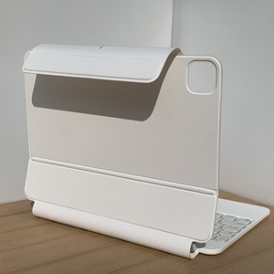 Compositieschrift-toetsenbordhoes voor iPad 10,9 inch (10e generatie) met draadloos magnetisch toetsenbord, RGB-achtergrondverlichte toetsen, aangepast logo - Product Image 2