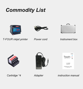 Máquina impresora de inyección de tinta de gran formato de 10cm, máquina de codificación portátil, impresora TIJ para camisetas de cartón, código de barras de cartón, venta al por mayor - Product Image 2
