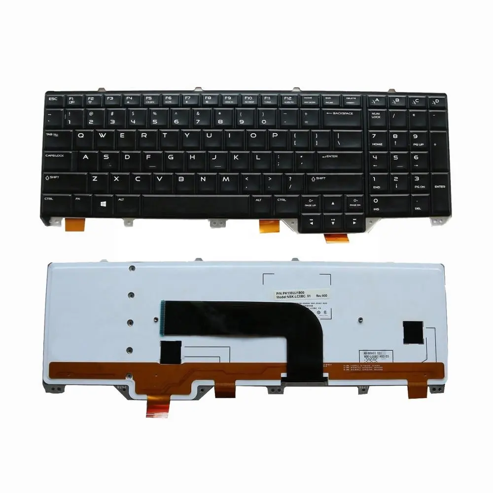 Teclado portátil para la serie Alienware M17X R5