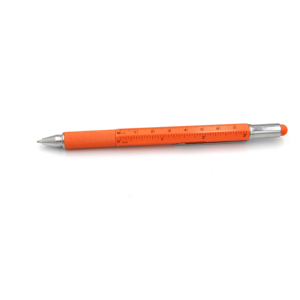 Металлическая шариковая ручка с двумя головками - Product Image 3