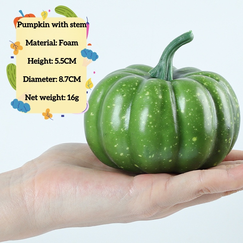 Courge verte avec tige