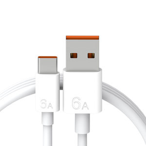 Fabrika özel PVC kablo 6A 1m tipi C hızlı şarj ve veri iletim Usb tip C kablo hızlı şarj Usb şarj kablosu - Product Image 5