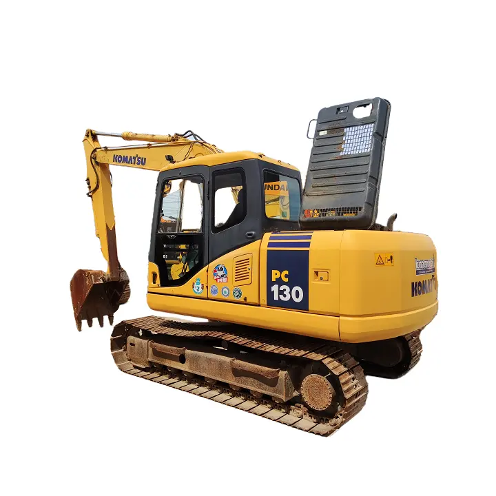 Used Komatsu Crawler digger pc130 in stock secondhand excavator pc120 pc130 pc160hydraulic excavator in stock for sale