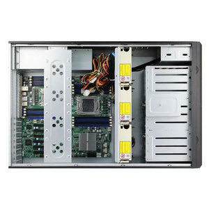 ミドルタワー4U 8*3.5 'HDDベイタワーコンピュータケースデスクトップ/ワークステーションサポートラックマウントと垂直設置 - Product Image 1