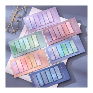 <strong>New</strong> Fashion Customized Unique Sticky Notes Rectangular Size Printed Colored Office Sticky Note Tabs Set for <strong>Writing</strong> - Product Image 2