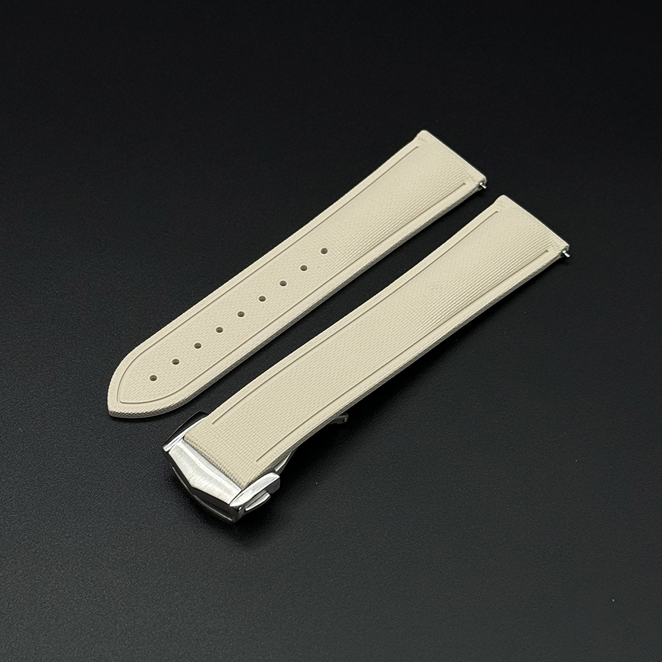 Beige sliver buckle