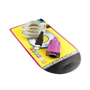 Cable USB a RS232 de 1,5 M, convertidor DB9 PIN a USB, adaptador de puerto serie COM