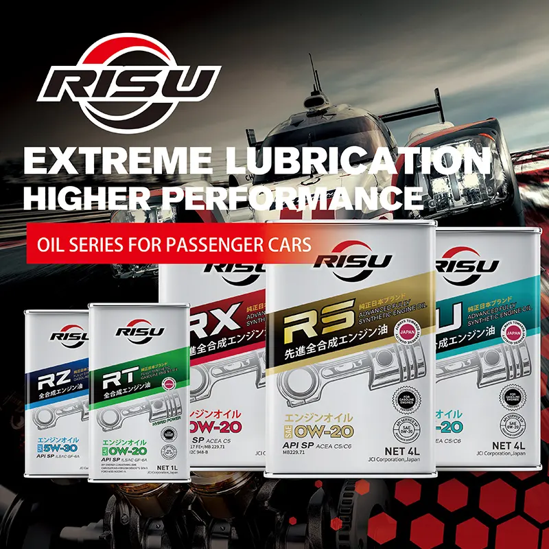 RISU olio lubrificante sintetico ad alte prestazioni SAE 5 w40 olio motore ecologico per auto olio motore 4L