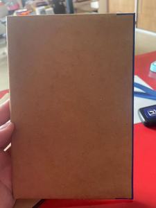 Nuovo 19*12.5cm funzione portatile carta Kraft calcolatrice solare bordo Logo personalizzato per Notebook viaggiatore studente scuola cancelleria - Product Image 6