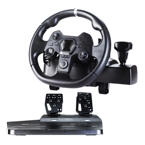 XBOXシリーズX/S/PS4/ PS3/X One/ S/ 360/SWITCH/ Lite/Android/PC用270度振動ゲームレーシングハンドル - Product Image 1