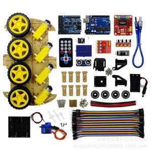 Bluetooth-gesteuertes Roboter-Auto-Kit 2 Räder 4 Räder Auto-Kit DIY HC-05 mit Arduino