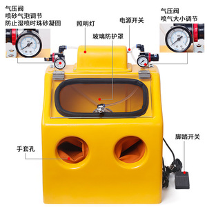 Kumlama diş kumlama makinesi takı işaretleme kumlama makinesi altın gümüş takı kumlama makinesi - Product Image 3