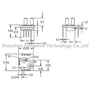 IIC/voltage Band Temperature Compensation Differential Pressure Module APR5852 for <strong>Sensor</strong> - Product Image 2
