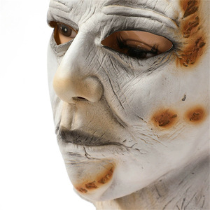 Moonlight Panic Horror Mike Mel Major Latex Umwelt freundliche Vollgesichts-Geister maske Halloween <span class=keywords><strong>Party</strong></span> Dress-Up Kopf bedeckung - Product Image 2