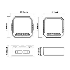 ZigBee <strong>3</strong>.0 Smart Light Switch, Smart <strong>Home</strong> <strong>Automation</strong> DIY Module Breaker Support 2 Way Control, Works With Alexa Google <strong>Home</strong> - Product Image 5