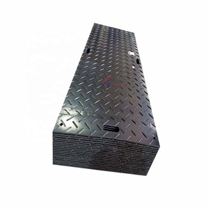 Ağır Anti-Skid <span class=keywords><strong>HDPE</strong></span>/UMHWPE yol matı yüksek çekme zemin koruma Anti-Skid Trackway levha arabalar özel kesme kalıplama