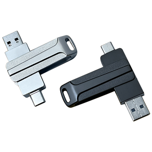 2 in 1 USB C แฟลชไดรฟ์ USB3.0 128GB 64GB SSD ใช้ได้ USB3.1ฮาร์ดดิสก์ภายนอกที่มี Type-C สำหรับแล็ปท็อปโทรศัพท์มือถือ - Product Image 2