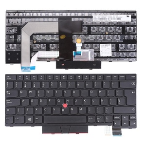 Teclado español para ThinkPad T470 T480, marco negro con punto de retroiluminación, teclado para portátil WIDL 85SP - Product Image 1