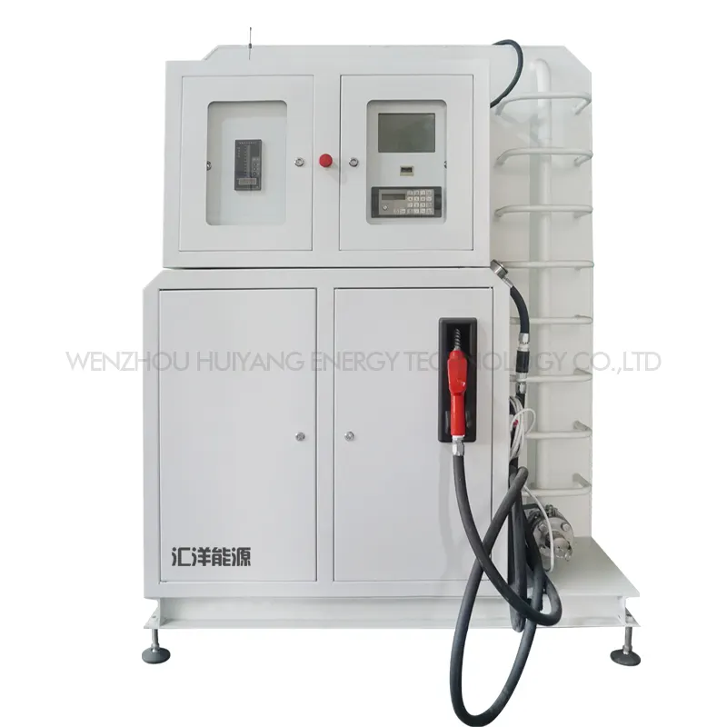 Automazione 40ft contenitore micro pistone gas centrale elettrica pompa rifornimento carburante dispenser con serbatoio carta di pagamento sistema