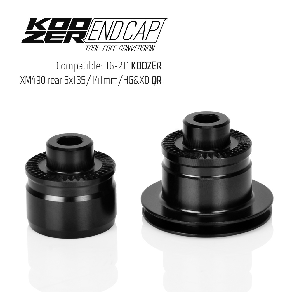 Trasero negro 5x135/141 QR/HG&XD