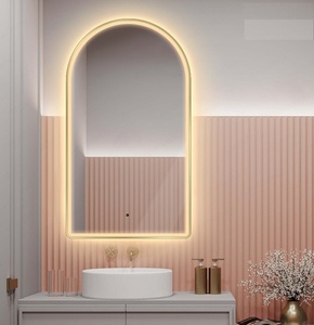 LED Illuminated Arched Backlit Bathroom Vanity <strong>Mirror</strong> <strong>with</strong> Light and <strong>Defogger</strong> - Product Image 5
