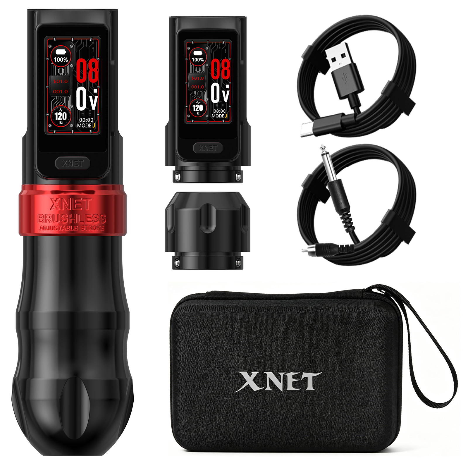 Red Dual Battery