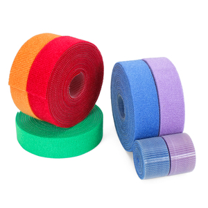 Sujetador de gancho y bucle Reutilizable Nylon Cable Tie Hook and Loop Cable Organizador Back to Back Hook Loop Gestión de cables - Product Image 3