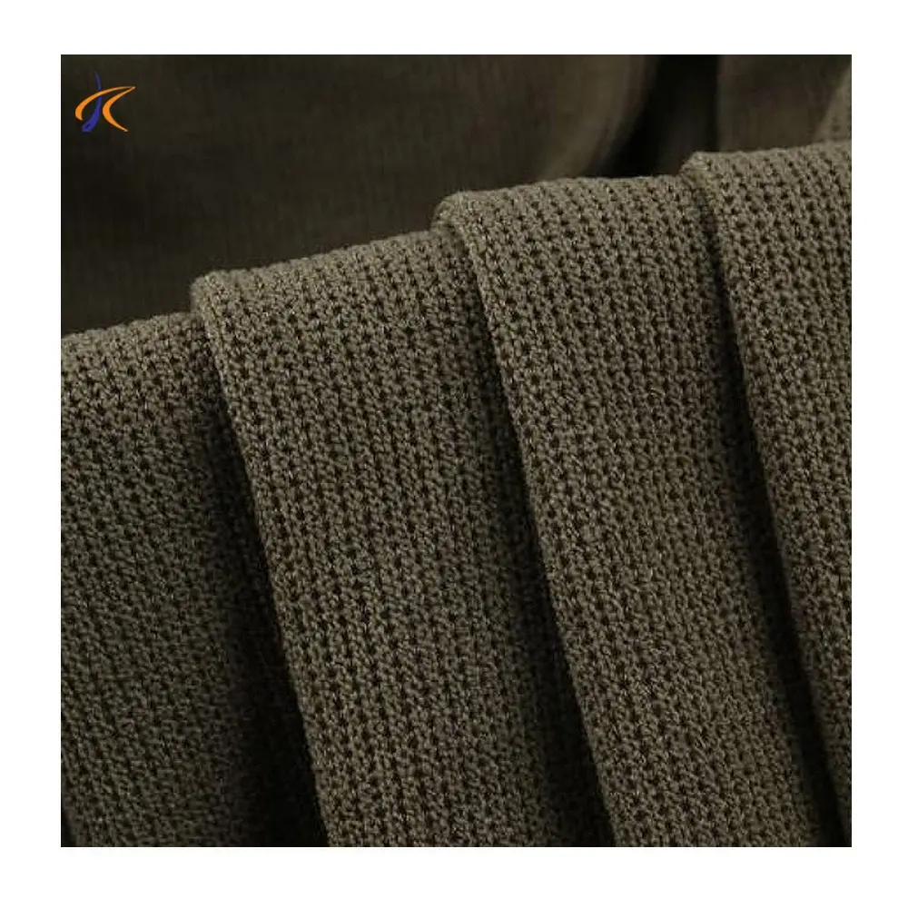 Tessuto all'uncinetto lavorato a maglia in rayon di poliestere stile vintage di alta qualità a buon mercato per sciarpa di cashmere
