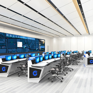 Modern Deluxe Metal In-Line Dispatching Desk Console Power Dispatching <strong>Center</strong> for Industrial Command for Mall Gym Lab Workbench - Product Image 3