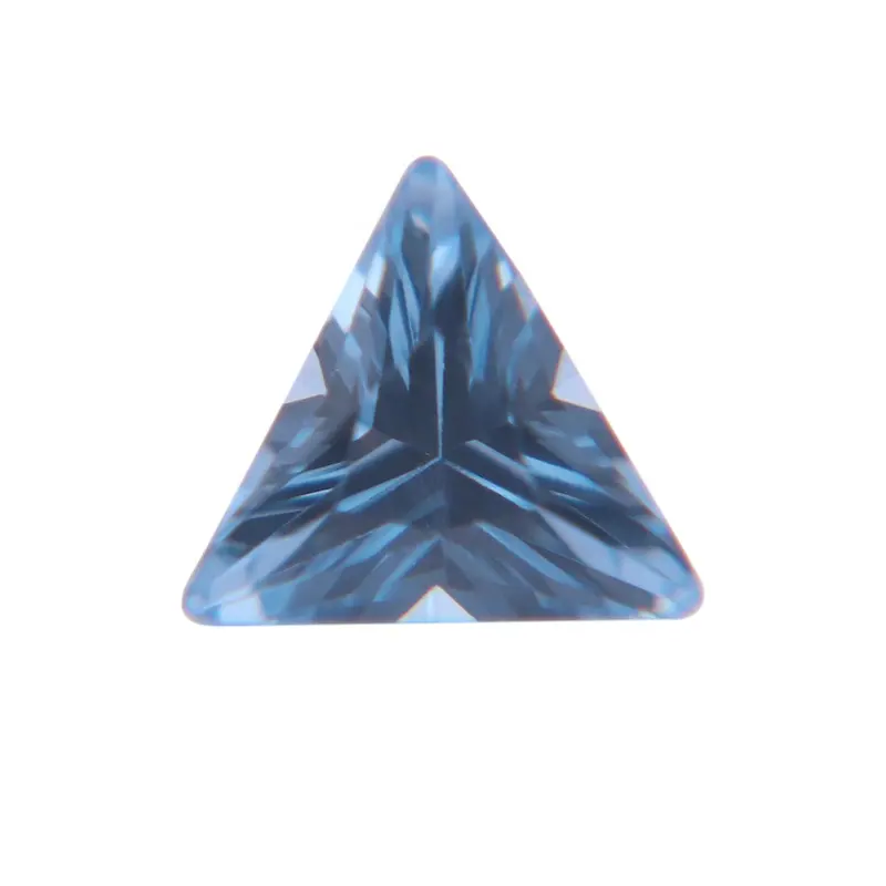YT 5a #108 Piedra preciosa suelta de corte triangular Piedra preciosa de espinela sintética