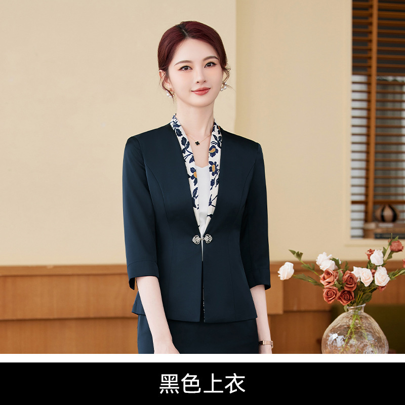 black suit
