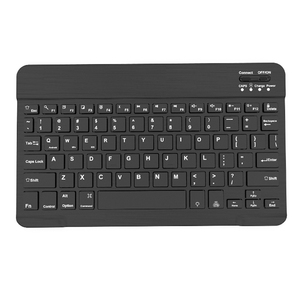 Teclado Bluetooth inalámbrico para tableta, teclado portátil multidispositivo para oficina, HT 2022 RGB - Product Image 1