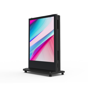 High Quality Double Face Mobile <strong>LED</strong> Standing Screen with Wheels P2 P2.5 P3 P4 Outdoor <strong>Led</strong> Totem - Product Image 1