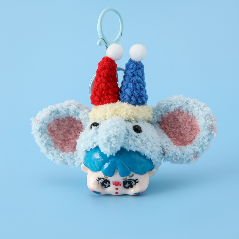 Blue-nosed elephant