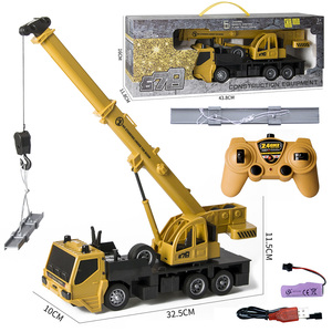 2.4G 6CH 12CHリモートコントロールトラッキングRCクローラータワークレーントラック点滅光と音の建設シリーズ - Product Image 6