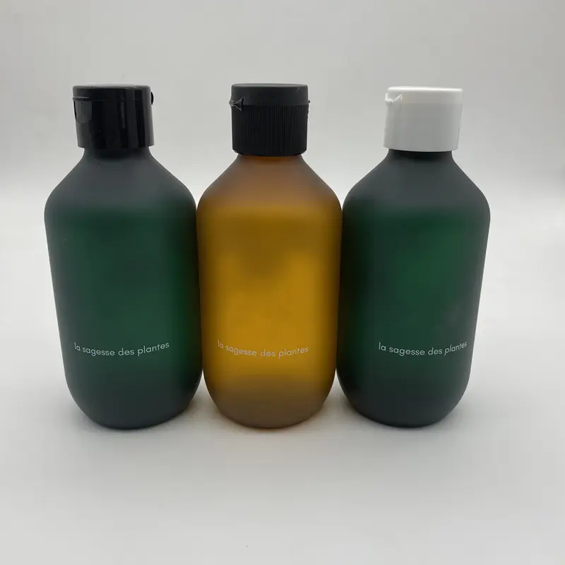 사용자 정의 럭셔리 소프트 터치 300ml 500ml 젖빛 샴푸 바디 스크럽 플라스틱 포장 튜브 로션 펌프와 아기 바디 워시 병