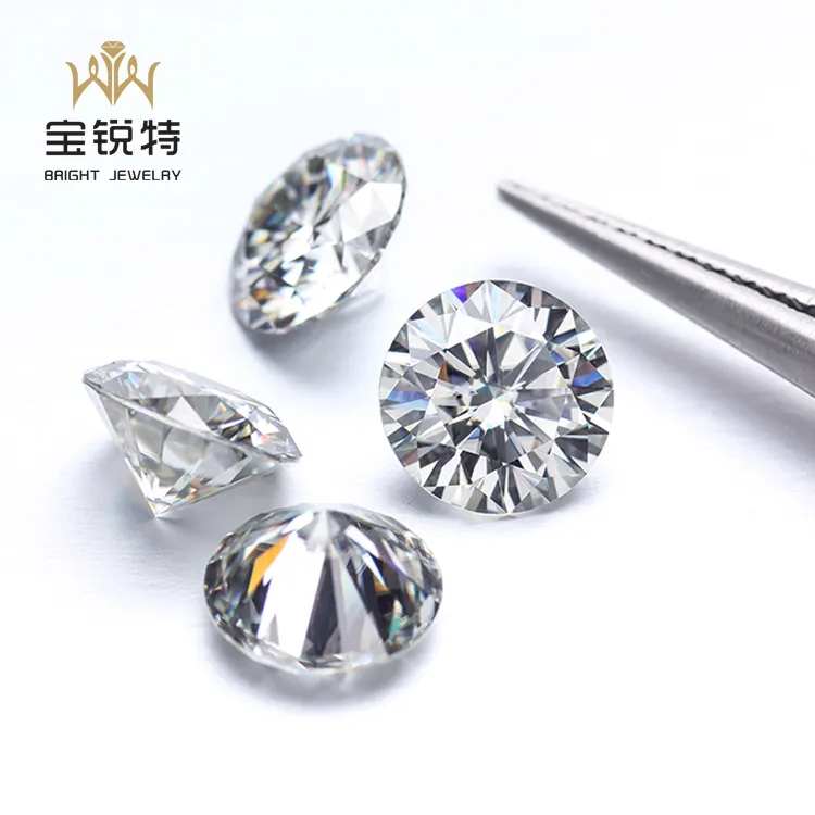 Diamanti sintetici comprano diamanti 0.01-2 carati VVS2 DEF/GH diamanti sciolti rotondi taglio brillante certificati Gia