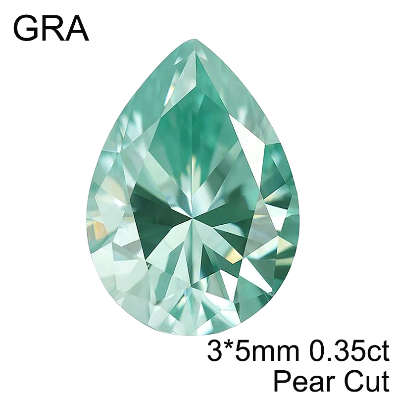 Pear 3x5mm 0.35ct