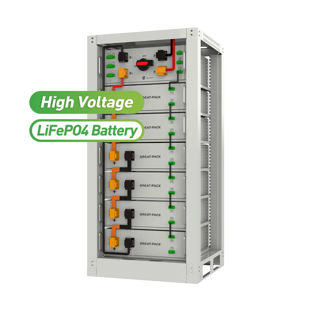 3.2v 100ah Lithium Ion Lifepo4 Cellule de batterie 20kwh 30kwh 40kwh Hv Armoire de stockage d'énergie solaire Batterie