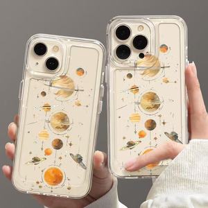 ユニバーススタープラネット印刷耐衝撃スペースTPU携帯電話カバーケースIphone 8 X Xr Xs 11 12 13 14 15 16 17 Pro Max用 - Product Image 3