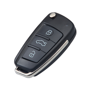 Auto 3 Button Flip Modified Key HU66 Remote Shell Car Key Fob CoverアウディA6 0210408 - Product Image 5