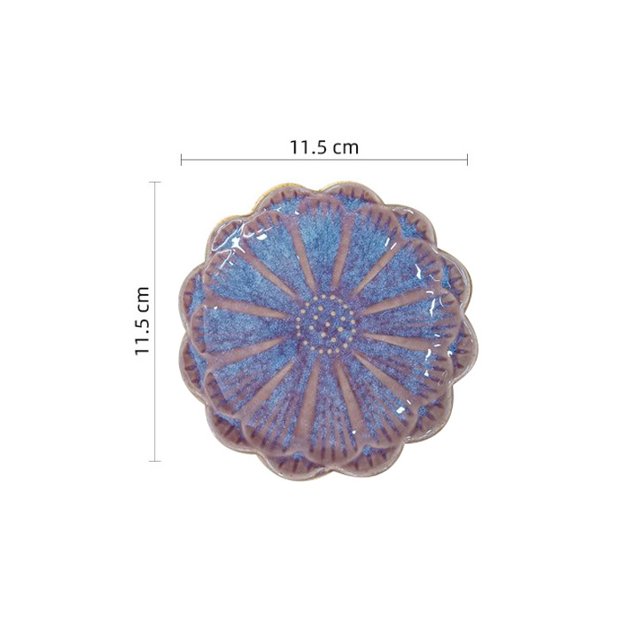 Assiette Tournesol Violet/C