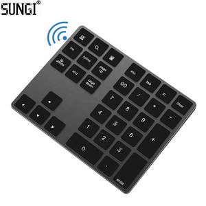 Factory Customize Rechargeable Wireless <strong>Bluetooths</strong> <strong>Keyboard</strong> 35 Keys <strong>Numeric</strong> Finaical <strong>Keypad</strong> for Mac